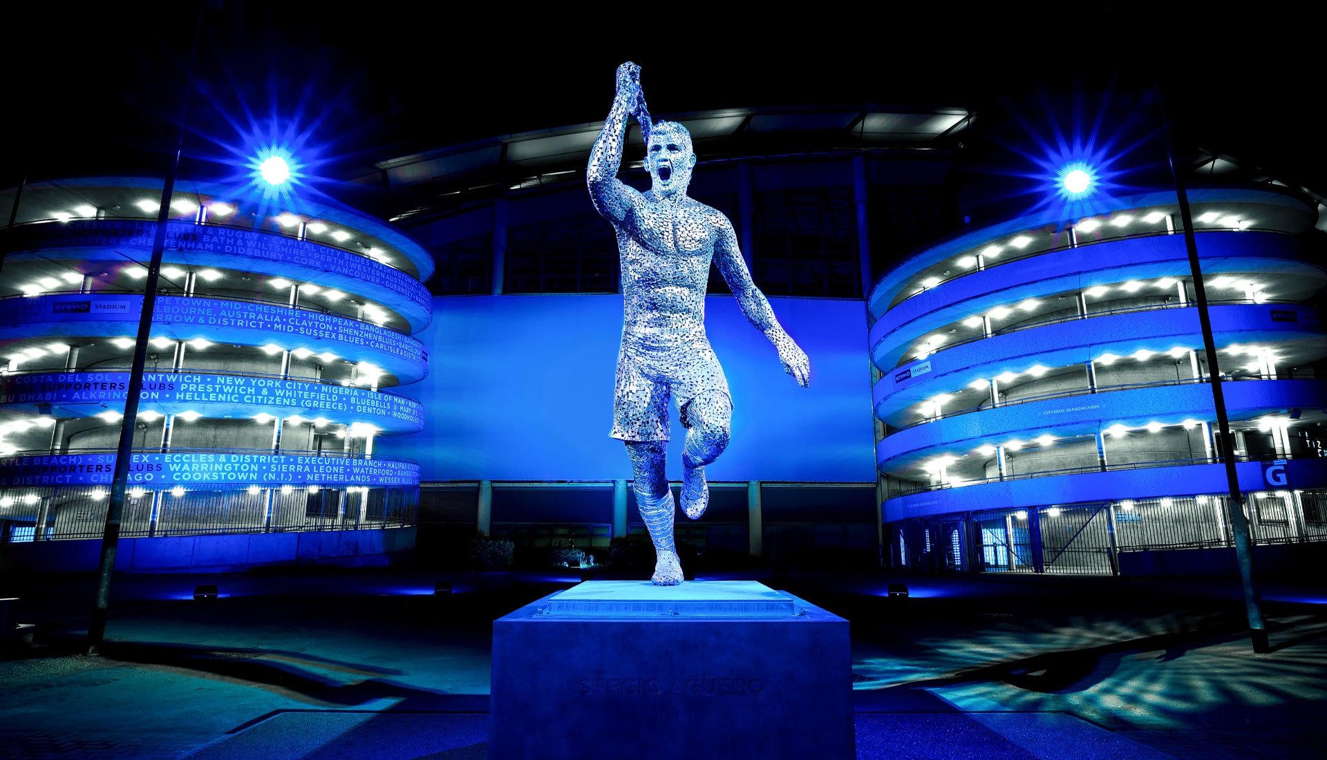 Man City Honour Sergio Aguero With Statue On 10th Anniversary Of '93:20