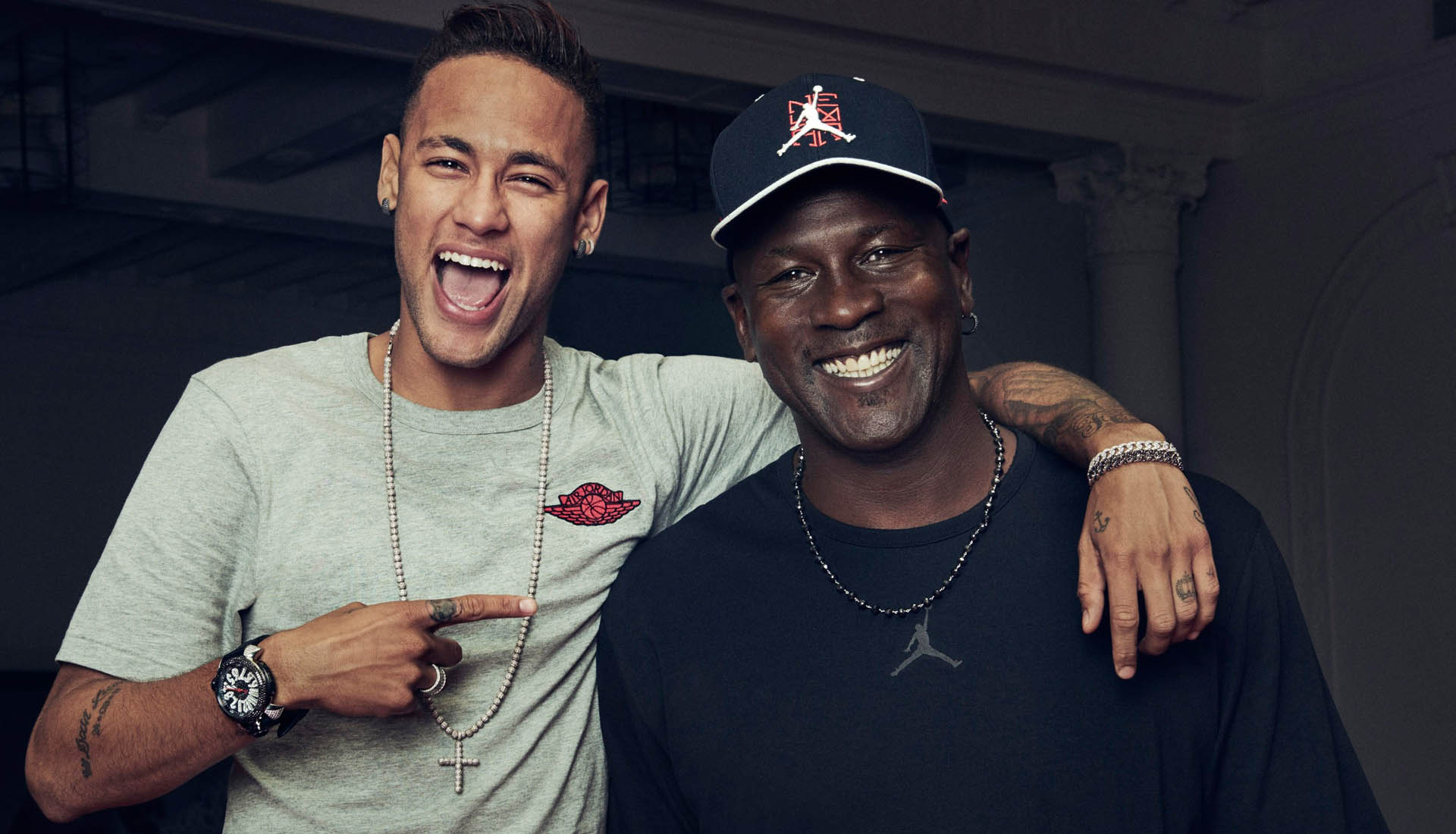 Neymar collaborated with Michael Jordan in 2016