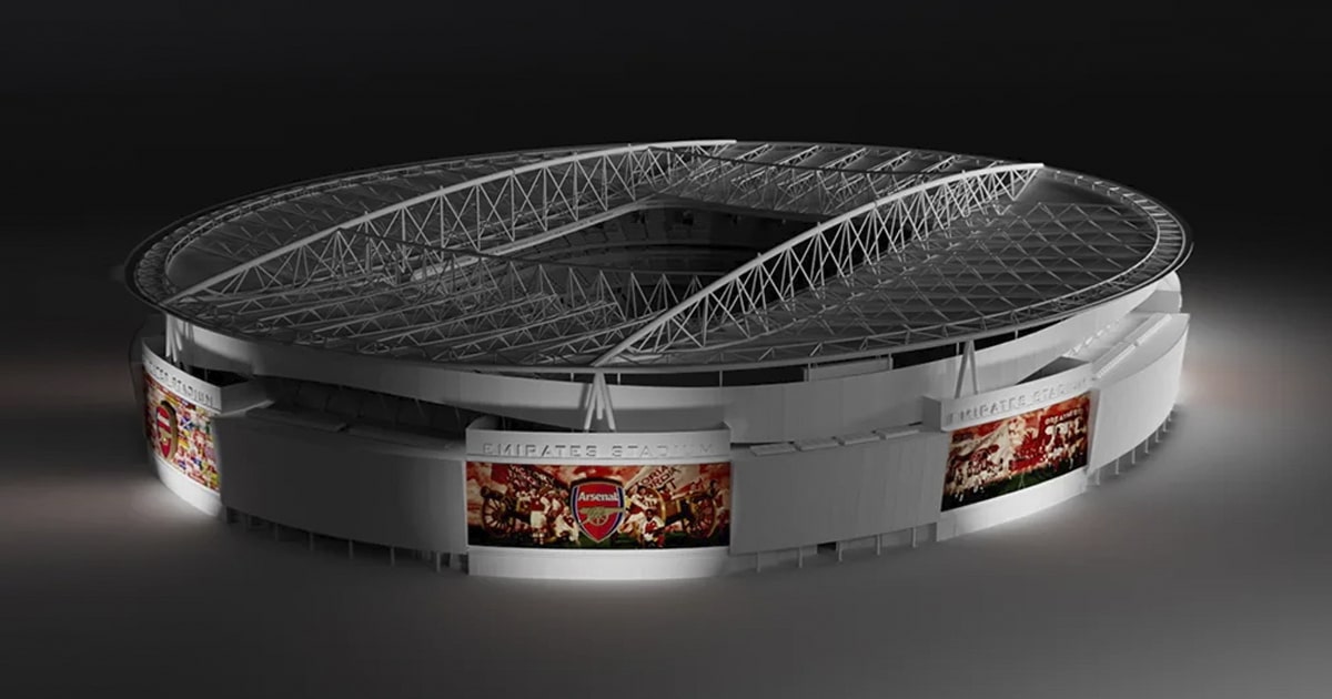 Arsenal Unveils New Artwork For Emirates Stadium Exterior - Soccerbible