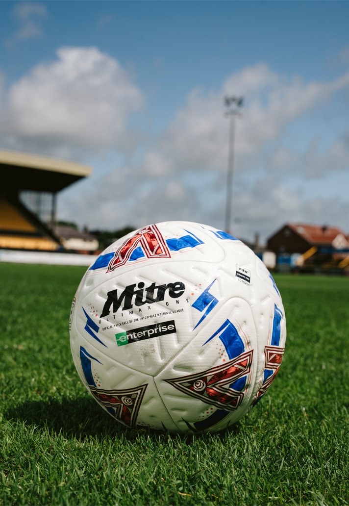 Mitre Lands In The National League With Bespoke Ultimax Ball For 2025 Mitre Lands In The National League With Bespoke Ultimax Ball For 2025