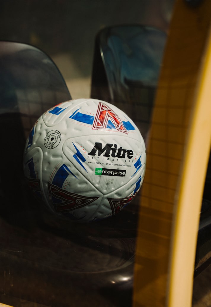 Mitre Lands In The National League With Bespoke Ultimax Ball For 2025 Mitre Lands In The National League With Bespoke Ultimax Ball For 2025