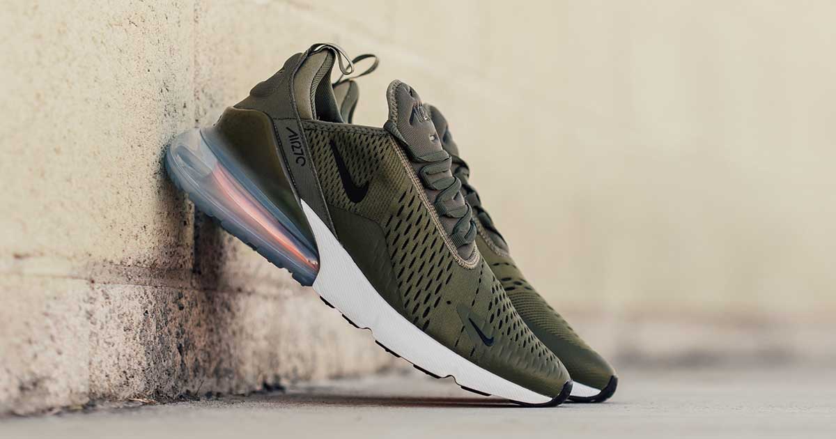 army green nike air max 270