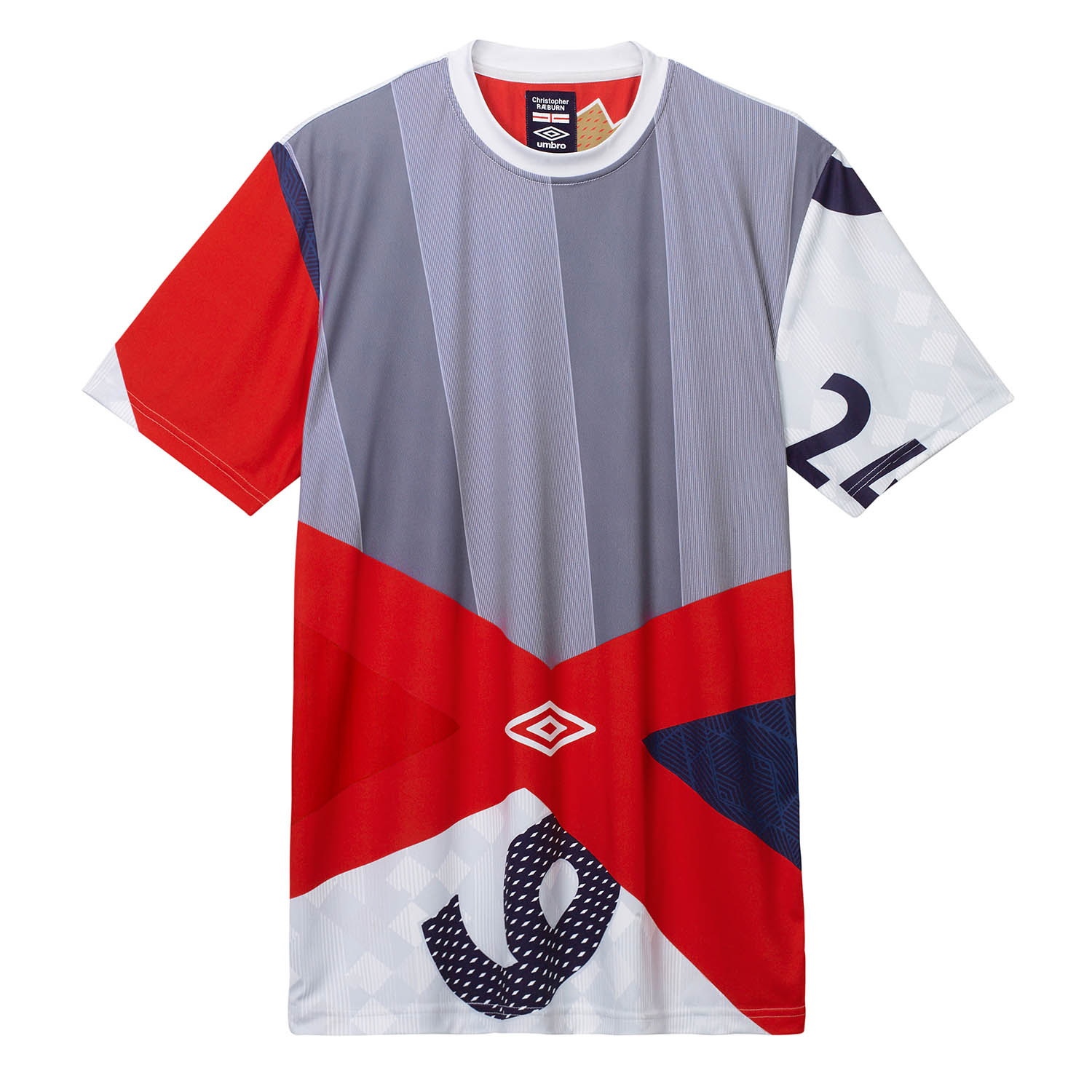 Christopher Raeburn Umbro Collaboration SoccerBible full collection_0002_Umbro x Christopher Raeburn Remix Tee-Red.jpg